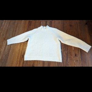 Lou and grey Women's Size L Super Cozy White Sweater